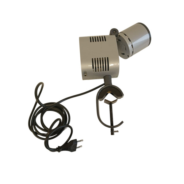 Lampe à pince réglable Artemide A0821200 Pilade grise 55 W